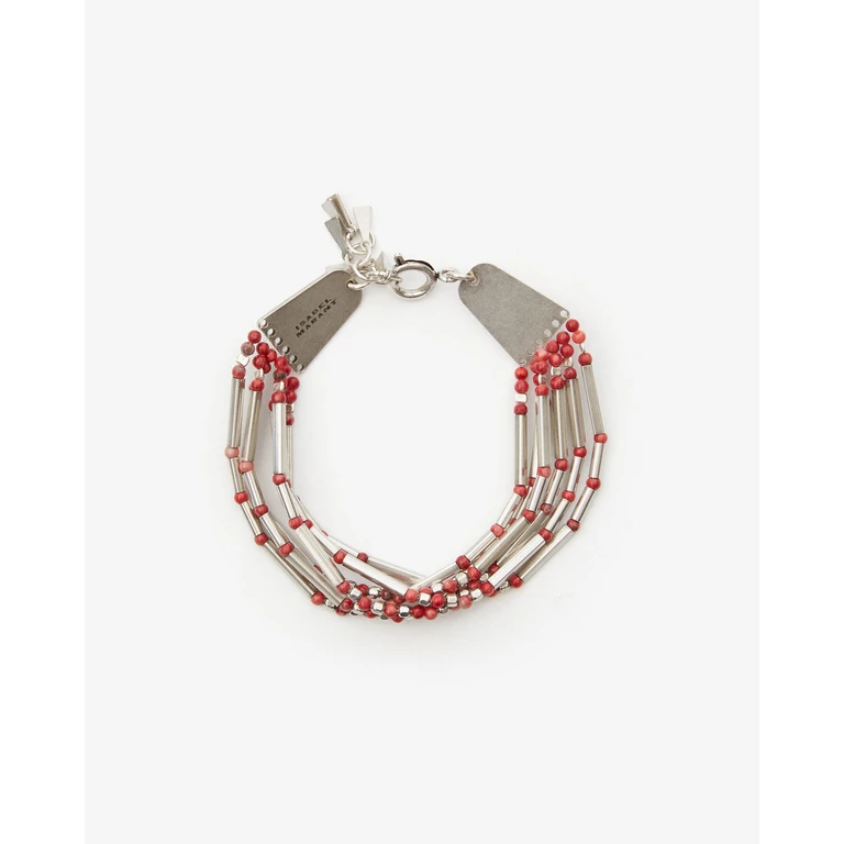 Bracelet Olathe - Femme - Rouge-argenté - - Isabel Marant