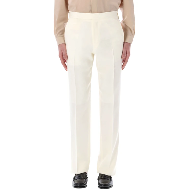 Lardini Pantalon Couturier - Blanc