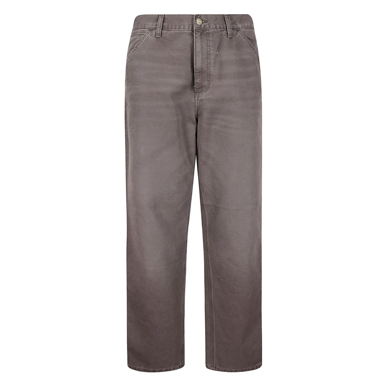 CARHARTT WIP MAIN Trousers Grey Cotton - Men