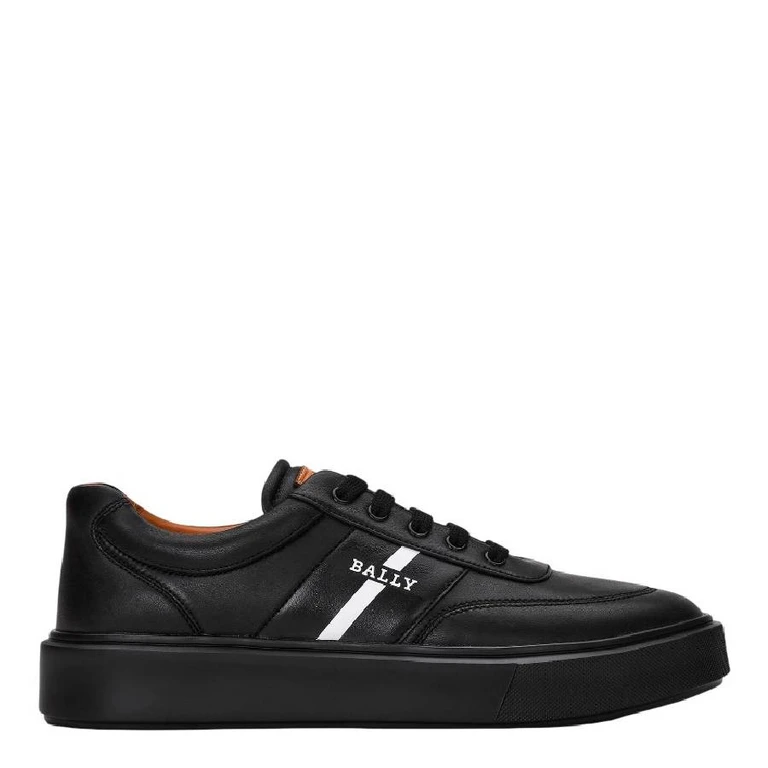 Bally Coby Leather Low-Top Sneakers, Brand Size 39 ( US Size 6 )