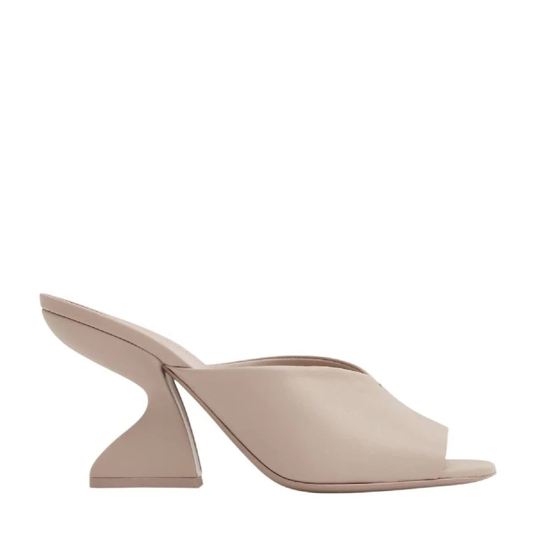 Ferragamo Sansu F Heel Slide Sandal