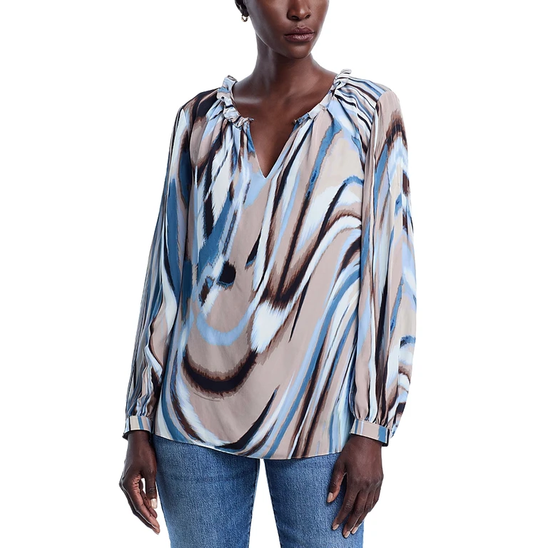 Boss Belanya Wavy Print Top