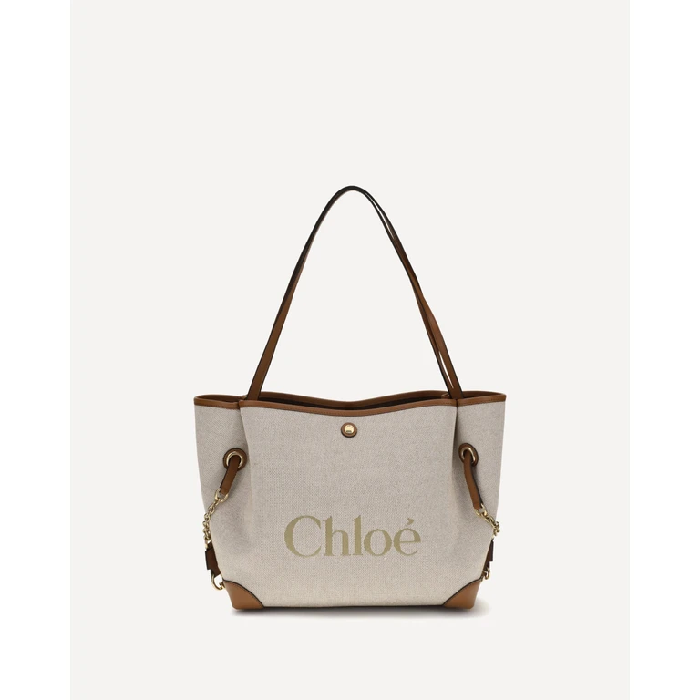 CHLOÉ Clover Tote Bag in canvas Female UNI