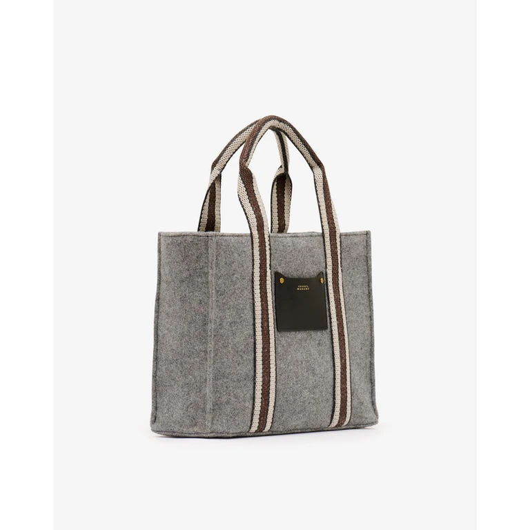 Porte Main Aruba E/w - Femme - Gris Foncé - - Isabel Marant