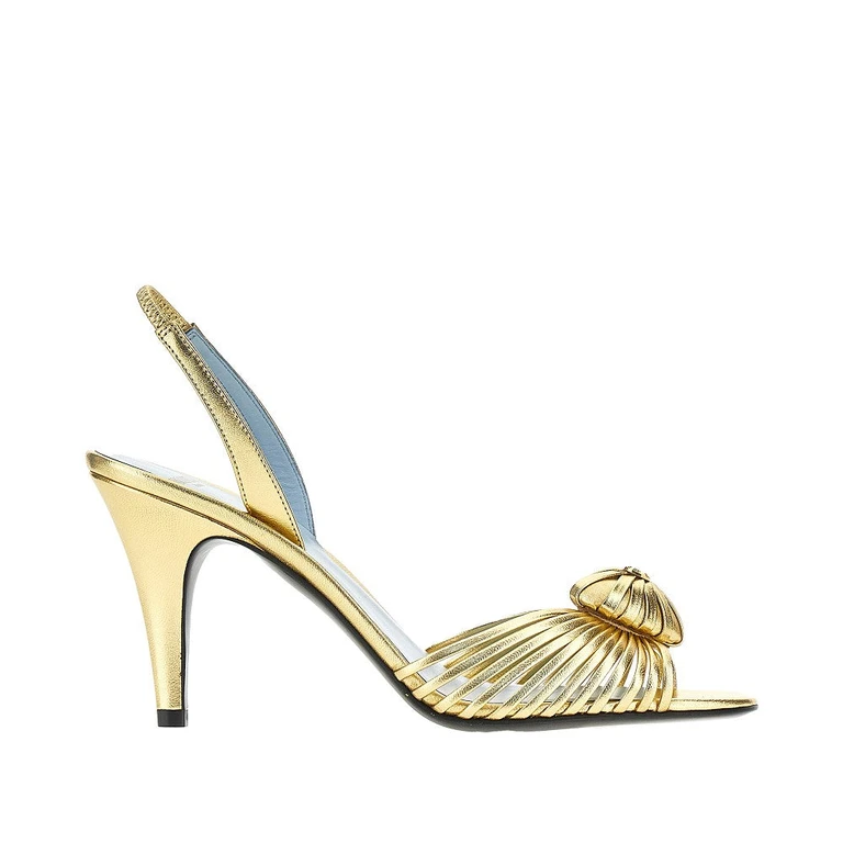 VALENTINO GARAVANI Laminated nappa leather 'Royal' sandals Woman 36+