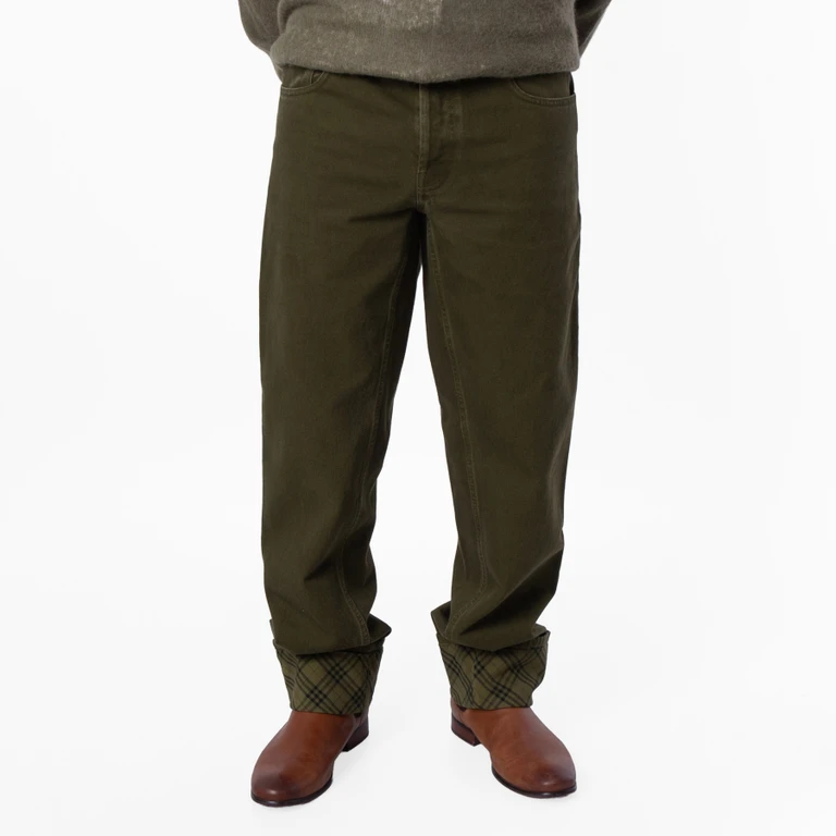Burberry Jean Droit - Vert