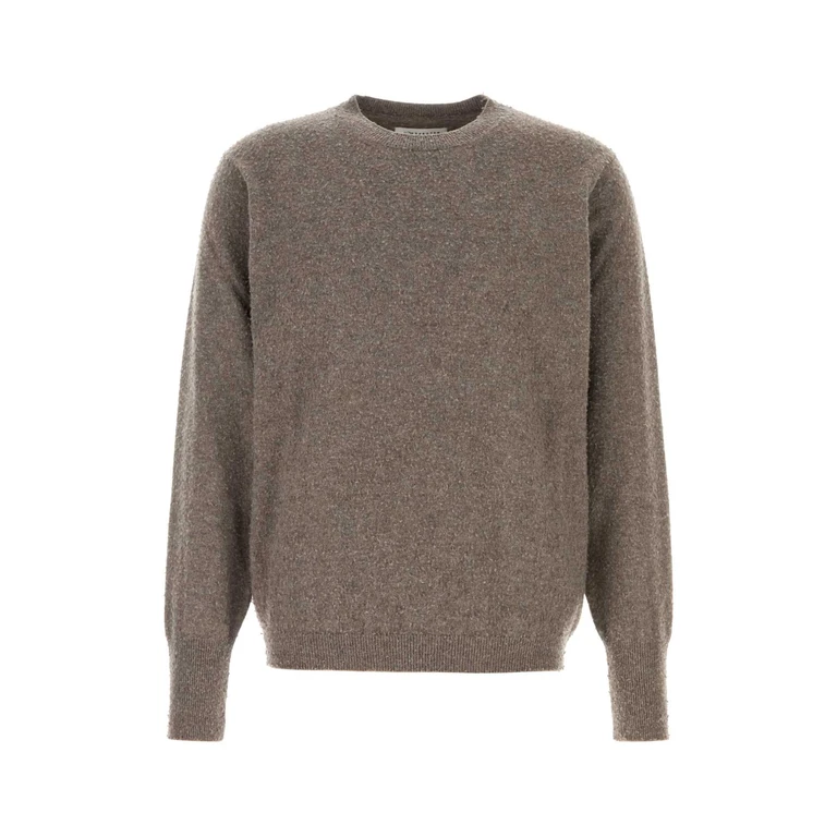 Dove Grey Cashmere Blend Sweater Beige Maglie - Men