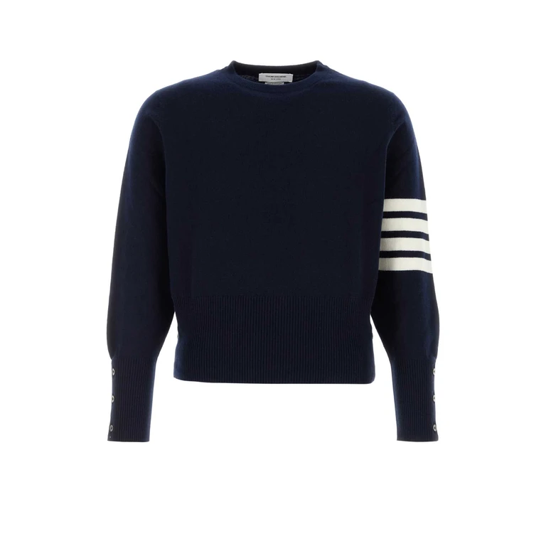 marineblauer Kaschmirpullover