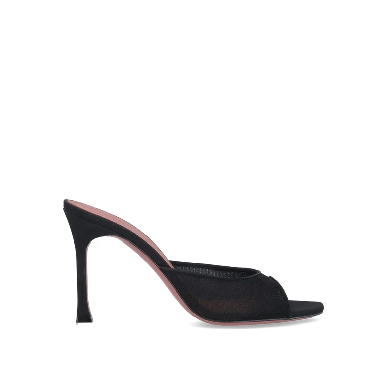 Amina Muaddi Mules - Noir
