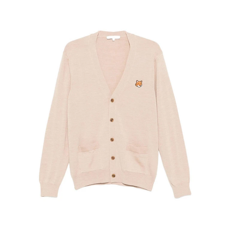 Maison Kitsuné Fox Head Strickjacke