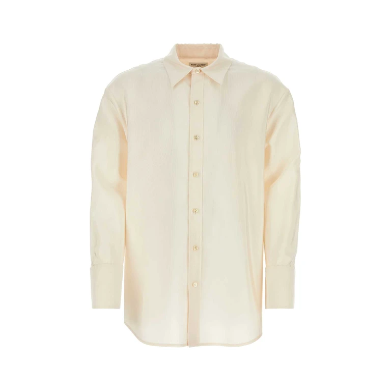 Saint Laurent 788143y6d38 9601 Faillecraie Exterior: Acetate Wool Camicie