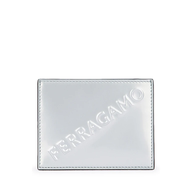 Ferragamo Portafoglio Argentonero Leather Portafogli - Men