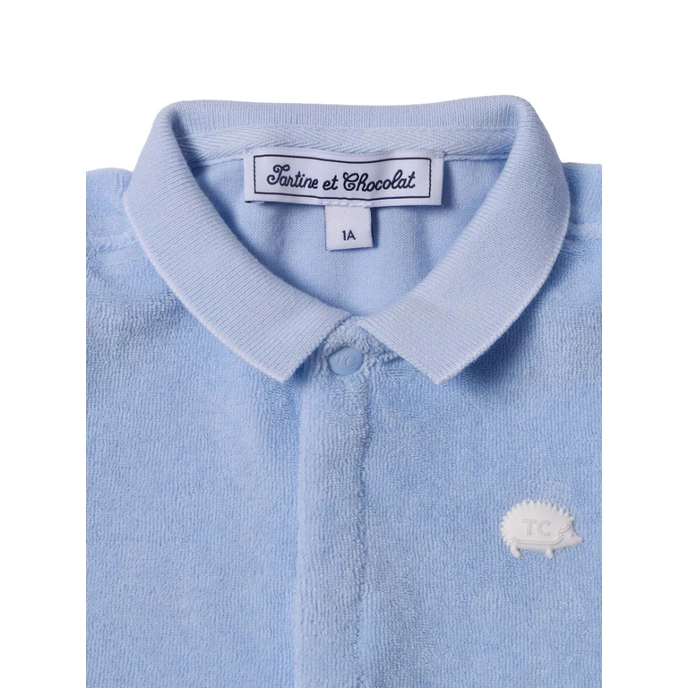 Tartine & Chocolat Polo Light Blue Cotton Polyester Shirt