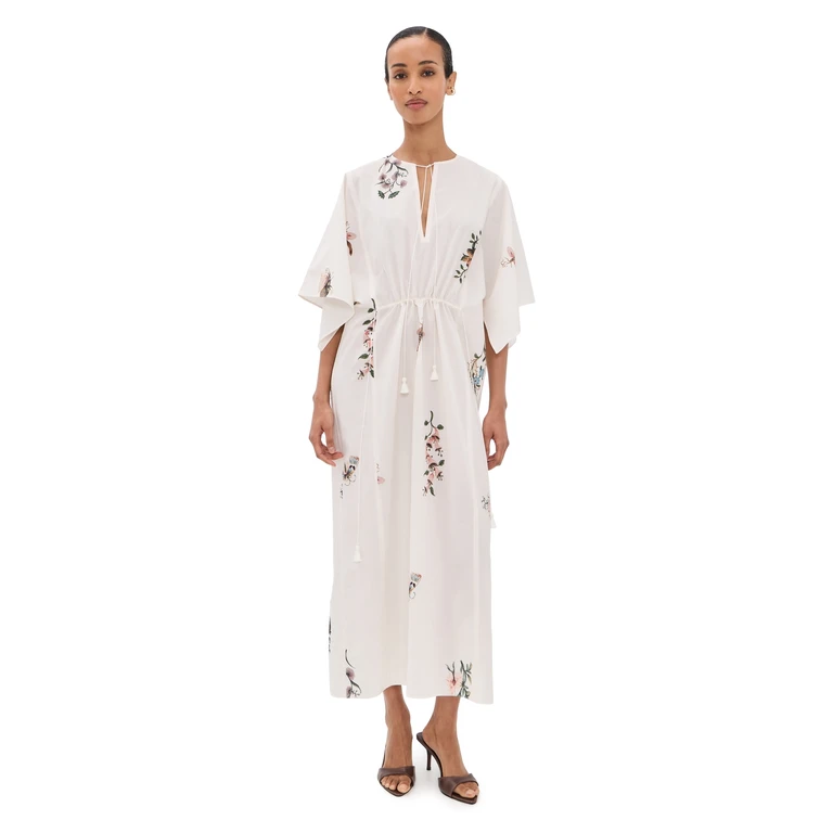 Rodebjer Begonia Duchess Dress Cream Multi XS/S