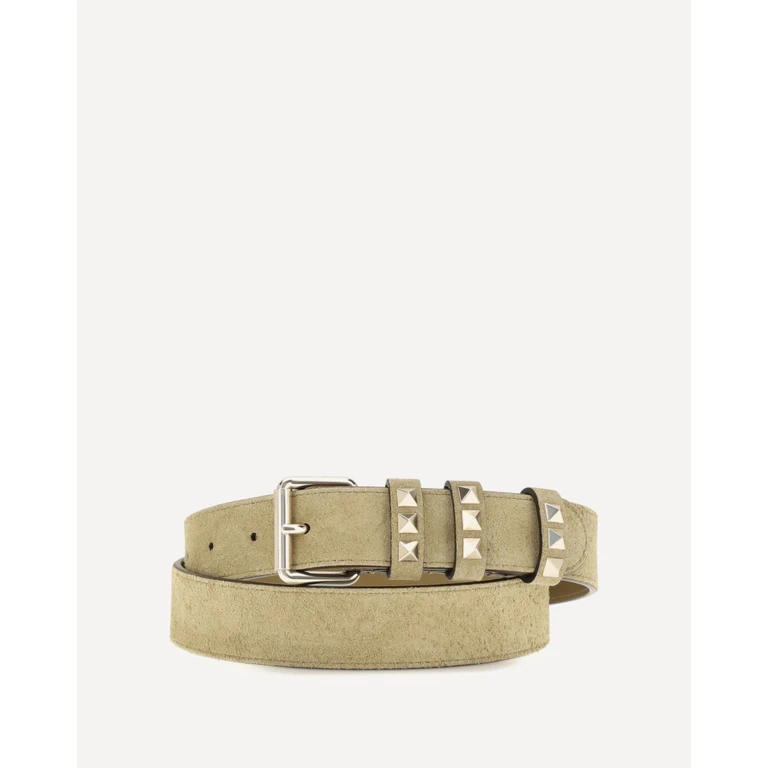 VALENTINO GARAVANI Rockstud suede Belt Female 80