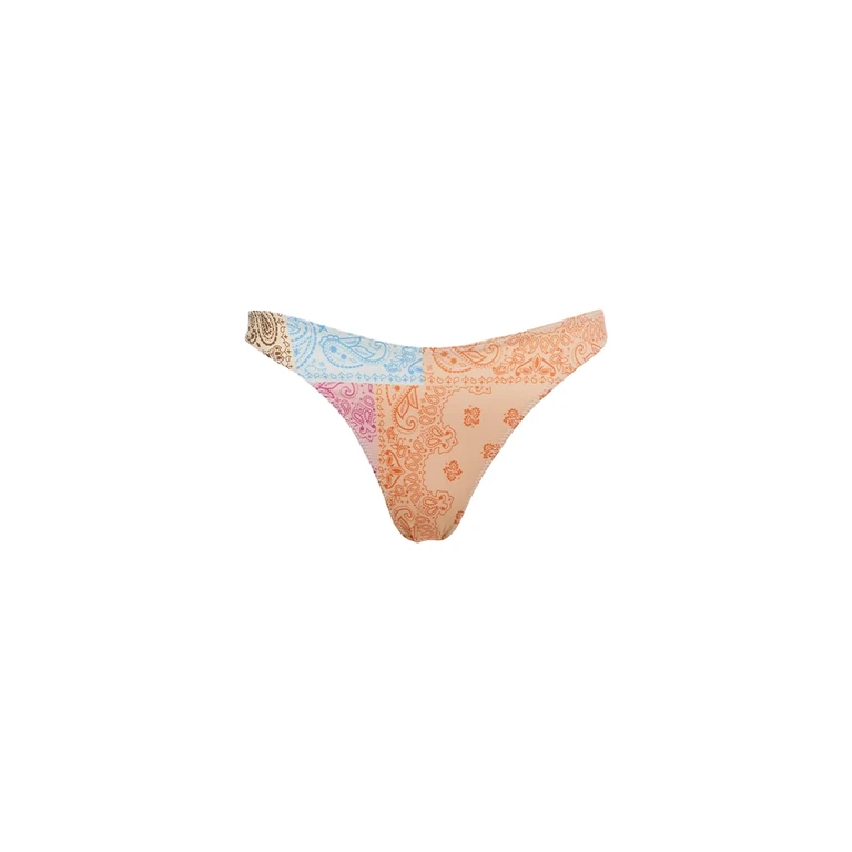 Mc2 Saint Barth Naomi Multicolor Bandana Cheeky Bikini Briefs Bottom - Women