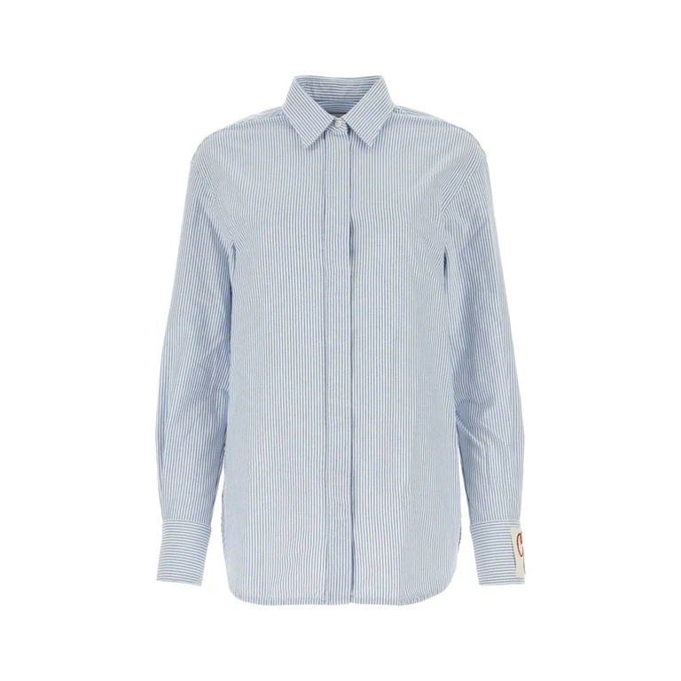 Golden Goose Deluxe Brand Embroidered Cotton Batilda Shirt 80197 Exterior: Camicie - Women