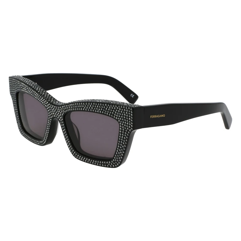 Ferragamo Grey Butterfly Ladies Sunglasses SF2045SR 001 52
