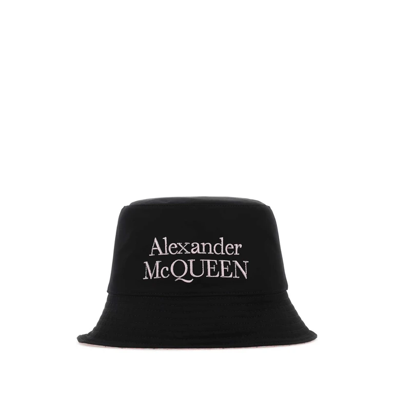 Alexander McQueen Black Nylon Reversible Hat 1071 Cappelli - Men