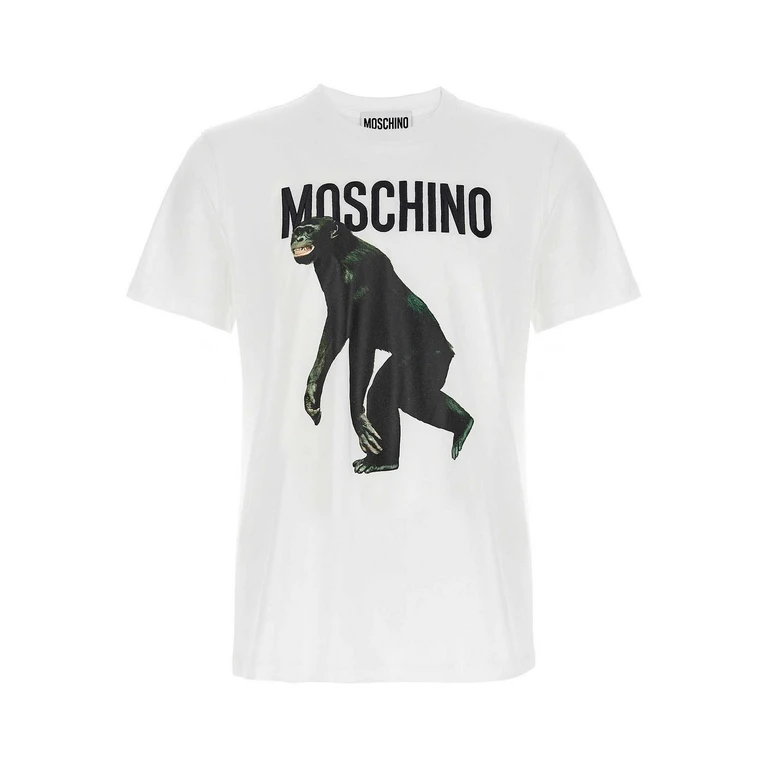 T-shirt Moschino à broderie couronne de laurier Homme S