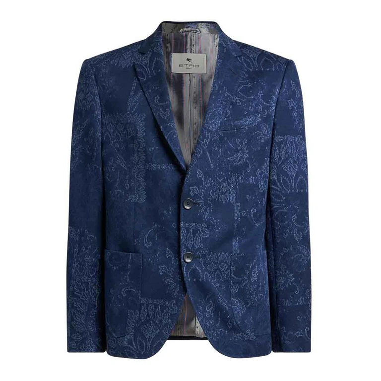 Etro Floral Jacquard Single-breasted Jacket