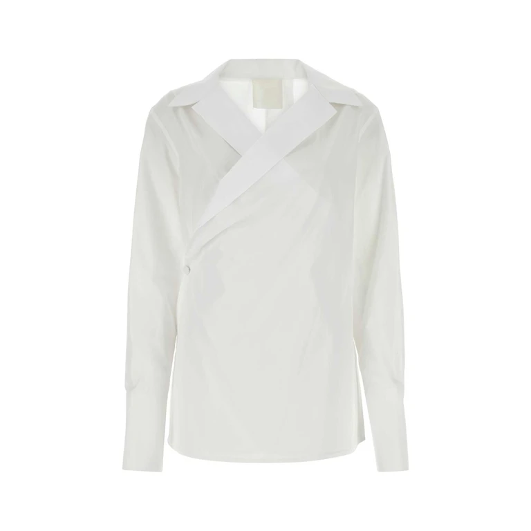 Givenchy Bw619215jt 100 White Exterior: Cotton Camicie