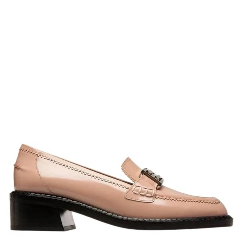 Bally Ellyane 35 Leather Loafers