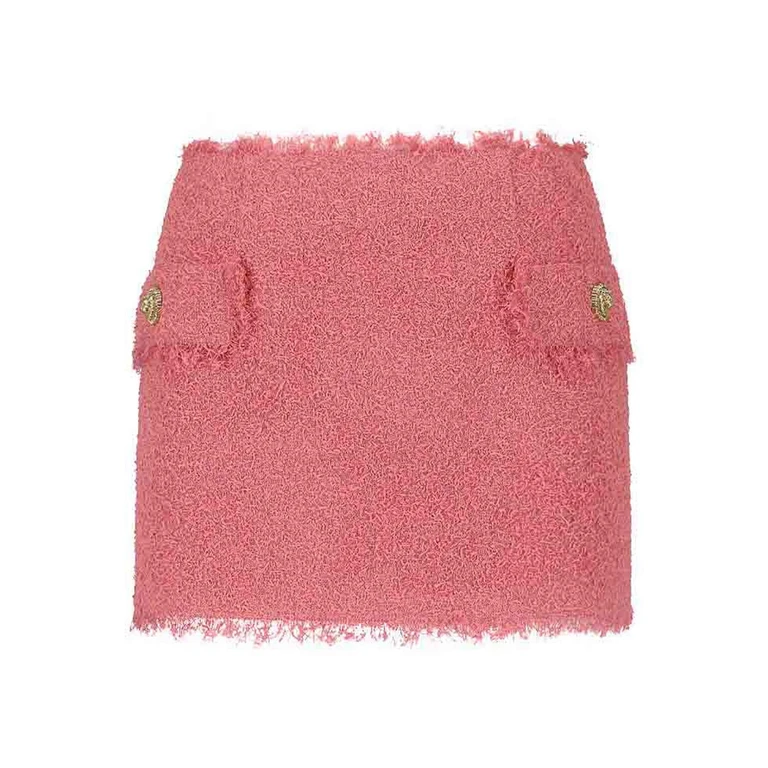 Balmain Mini Jupe - Couleur Chair