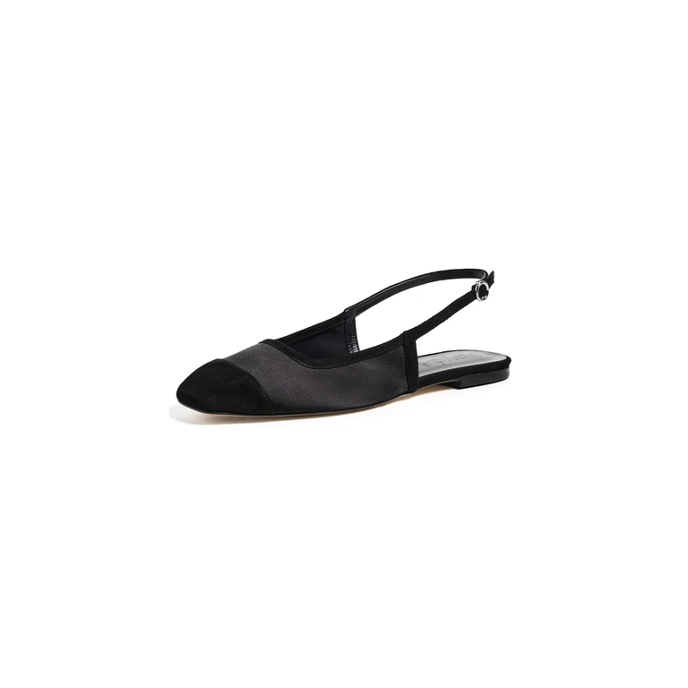AEYDE Geraldine Cap Ballet Flats Black 37.5
