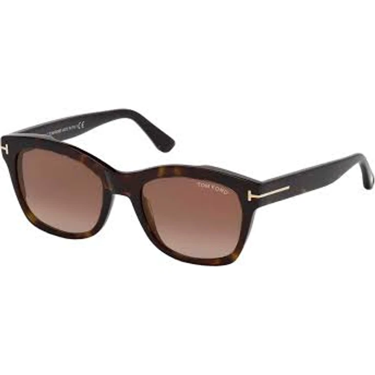 Tom Ford Brown Gradient Square Ladies Sunglasses FT0614 52F 52