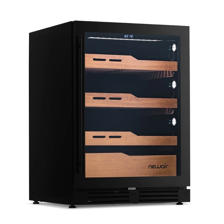 New Air 1, 500 Count Electric Cigar Humidor - Black