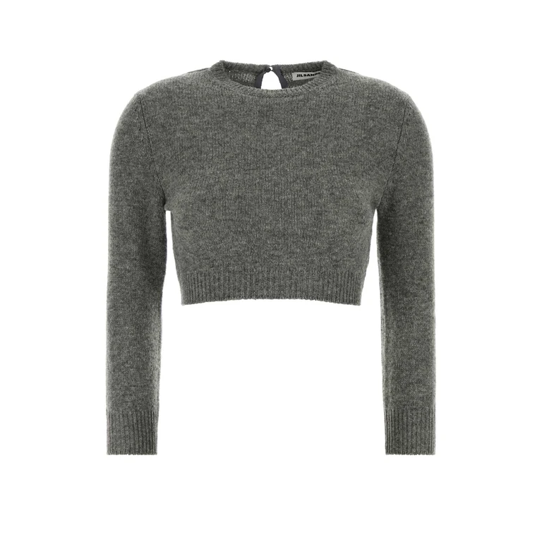 Jil Sander J03gp0191j14837 420 Ink Blue Exterior: Wool Nylon Maglieria