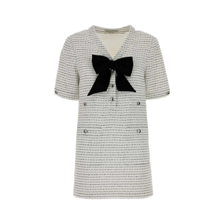Alessandra Rich Whiteblack Dress