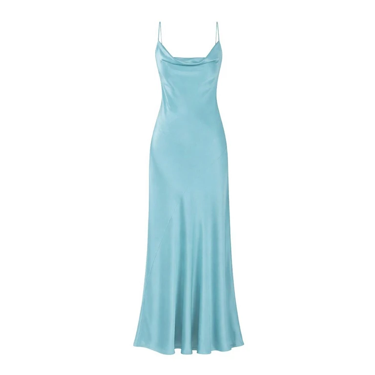 Pinko Robe Au Genou - Bleu