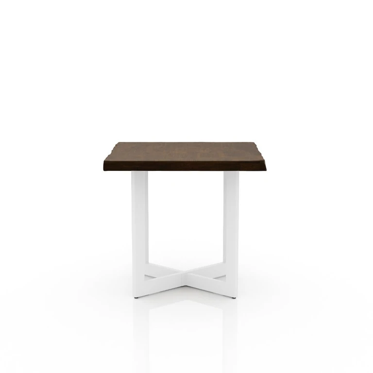 Baletto Oak and White End Table