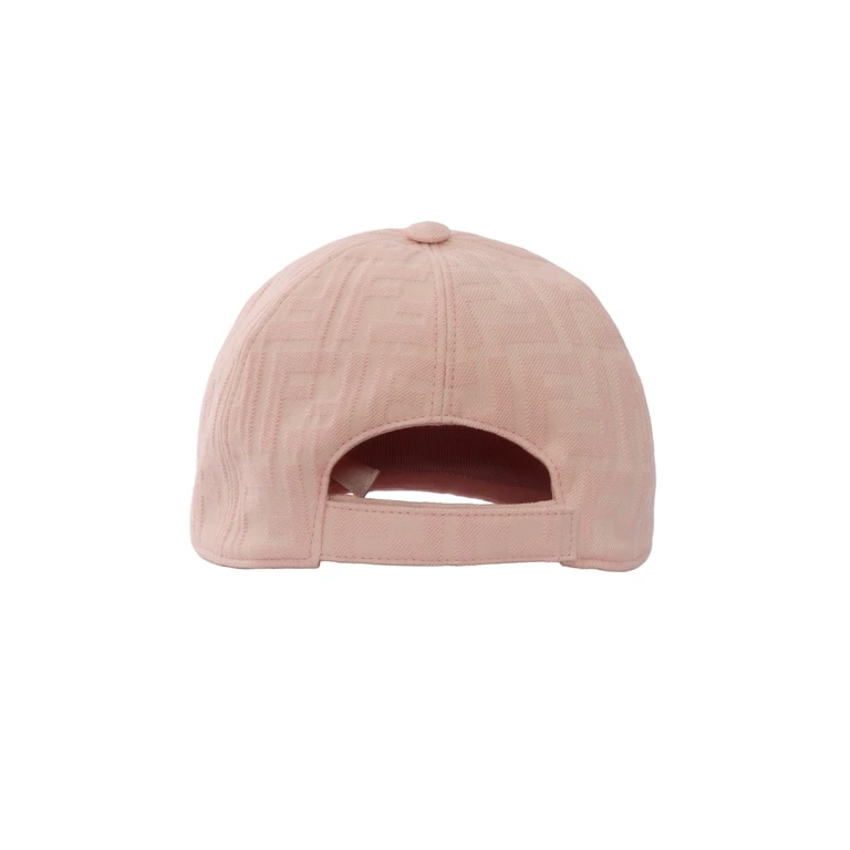 Fendi Jr FENDI ROMA BASEBALL CAP Pink Hat - Unisex