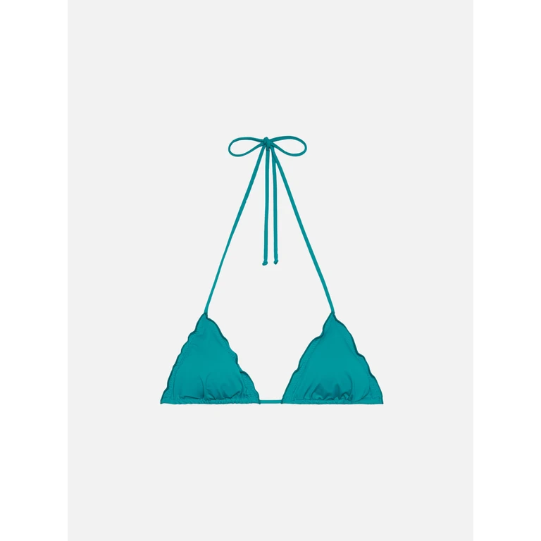 Mc2 Saint Barth Sagittarius Teal Classic Triangle Top Green - Women