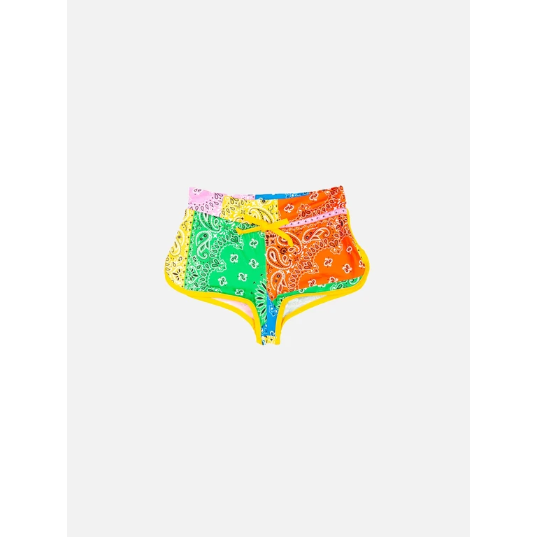 Mc2 Saint Barth Beach Shorts Coco With Bandana Print Pant