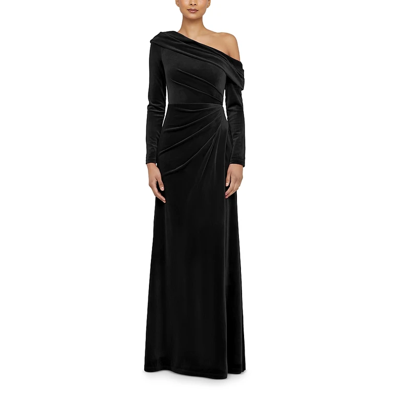 Theia Katniss One Shoulder Gown
