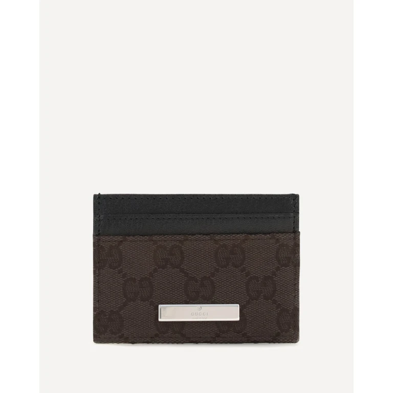 GUCCI GG fabric Card Holder Female UNI