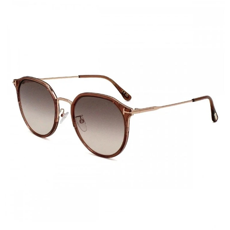 Tom Ford Brown Gradient Round Ladies Sunglasses FT0897-K 48F 55