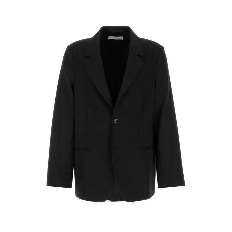 Our Legacy Black Wool Blazer Coarse Gabardine Giacche E Gilet - Men