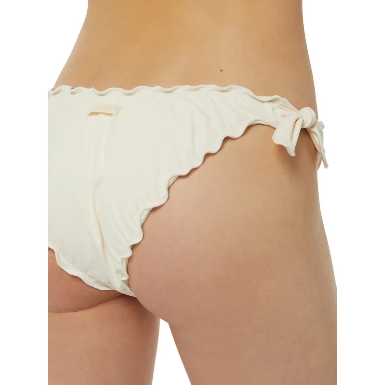Mc2 Saint Barth Moon Cream Classic Swim Briefs White Bottom - Women