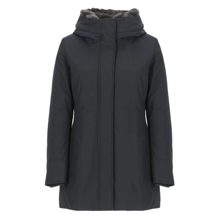 blaue Jacke