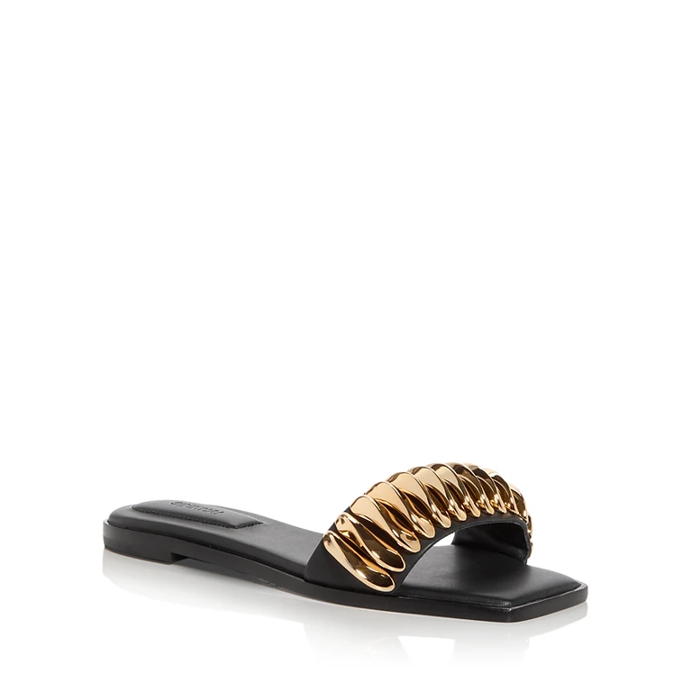 Simkhai Women's Ripple Flat Sandals