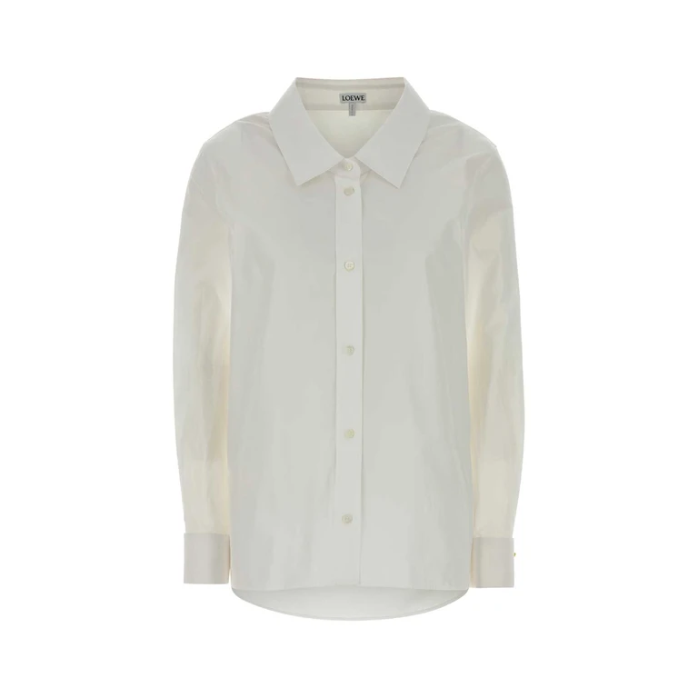 Loewe S540y05xcd White Exterior: Cotton Camicie
