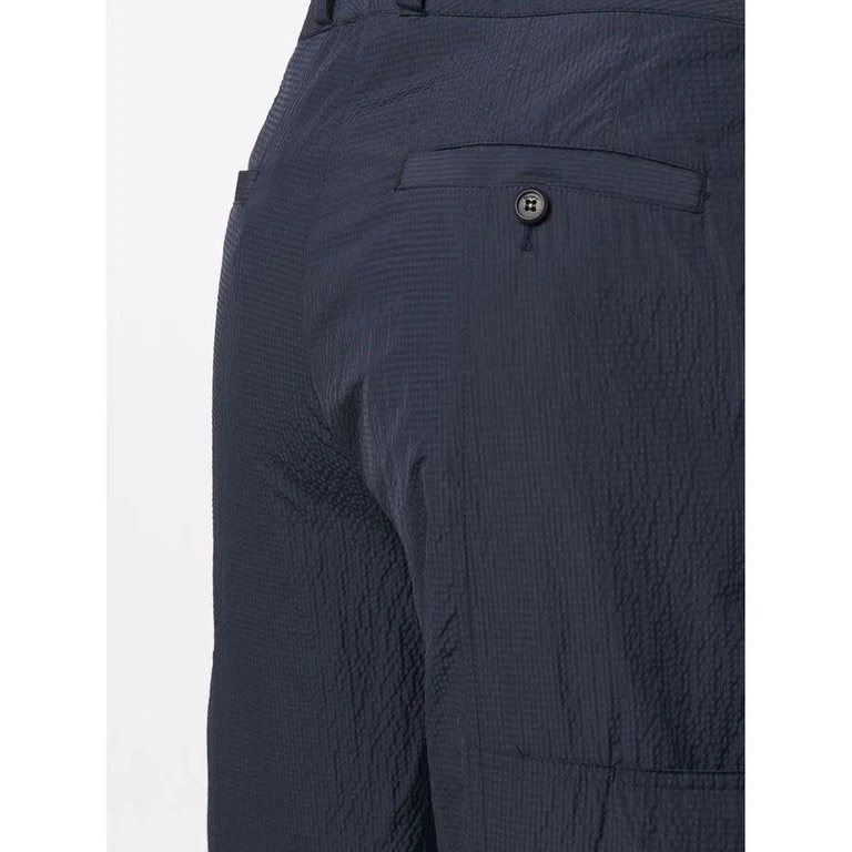 Ferragamo Multi-Pocket Seersucker Trousers