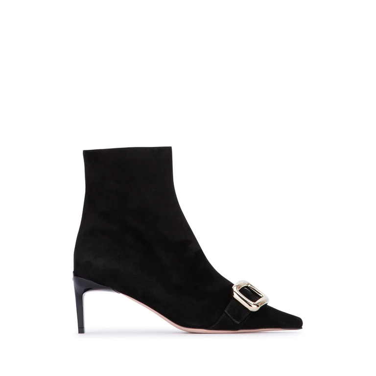 Roger Vivier Choc Bootie 55 Nero Leather / Sole: Calf Stivali - Women