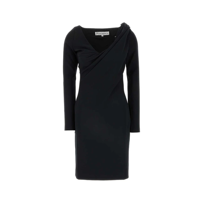 JW Anderson Black Stretch Polyester Blend Dress Abiti - Women