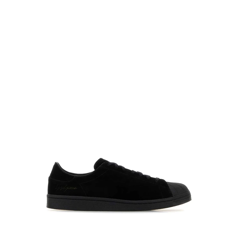 Y3 Kuro Black Suede Kuro Superstar Sneakers Blackblackblack - Men